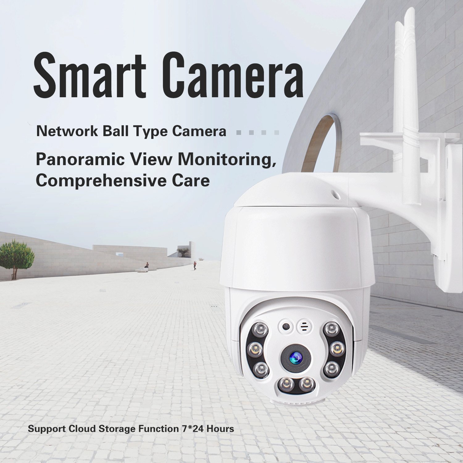 2.4G/5G Dual Wifi 2MP Security Camera Network Video Surveillance Wireless CCTV Camera System Smart Wireless IP Outdoor Camera