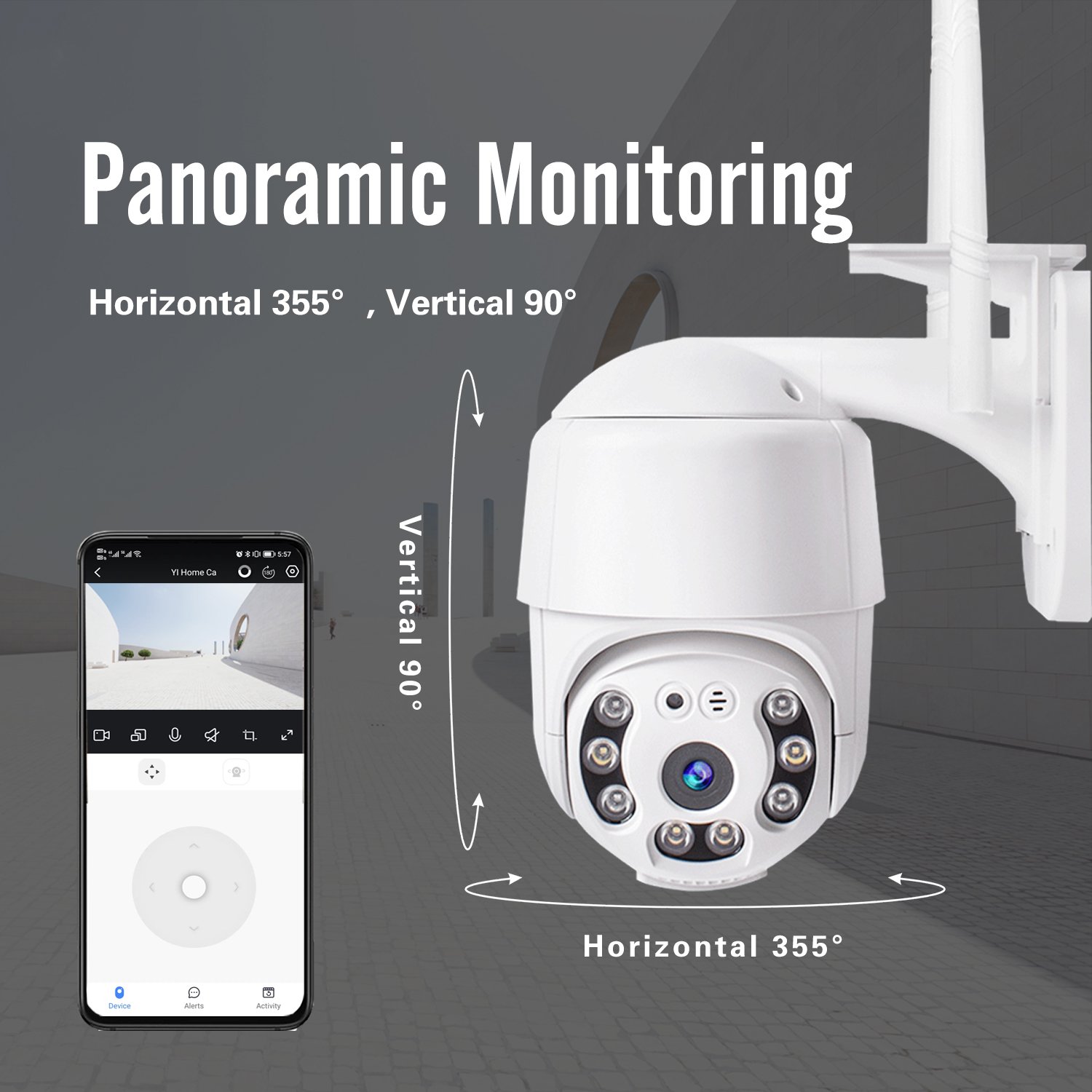 2.4G/5G Dual Wifi 2MP Security Camera Network Video Surveillance Wireless CCTV Camera System Smart Wireless IP Outdoor Camera