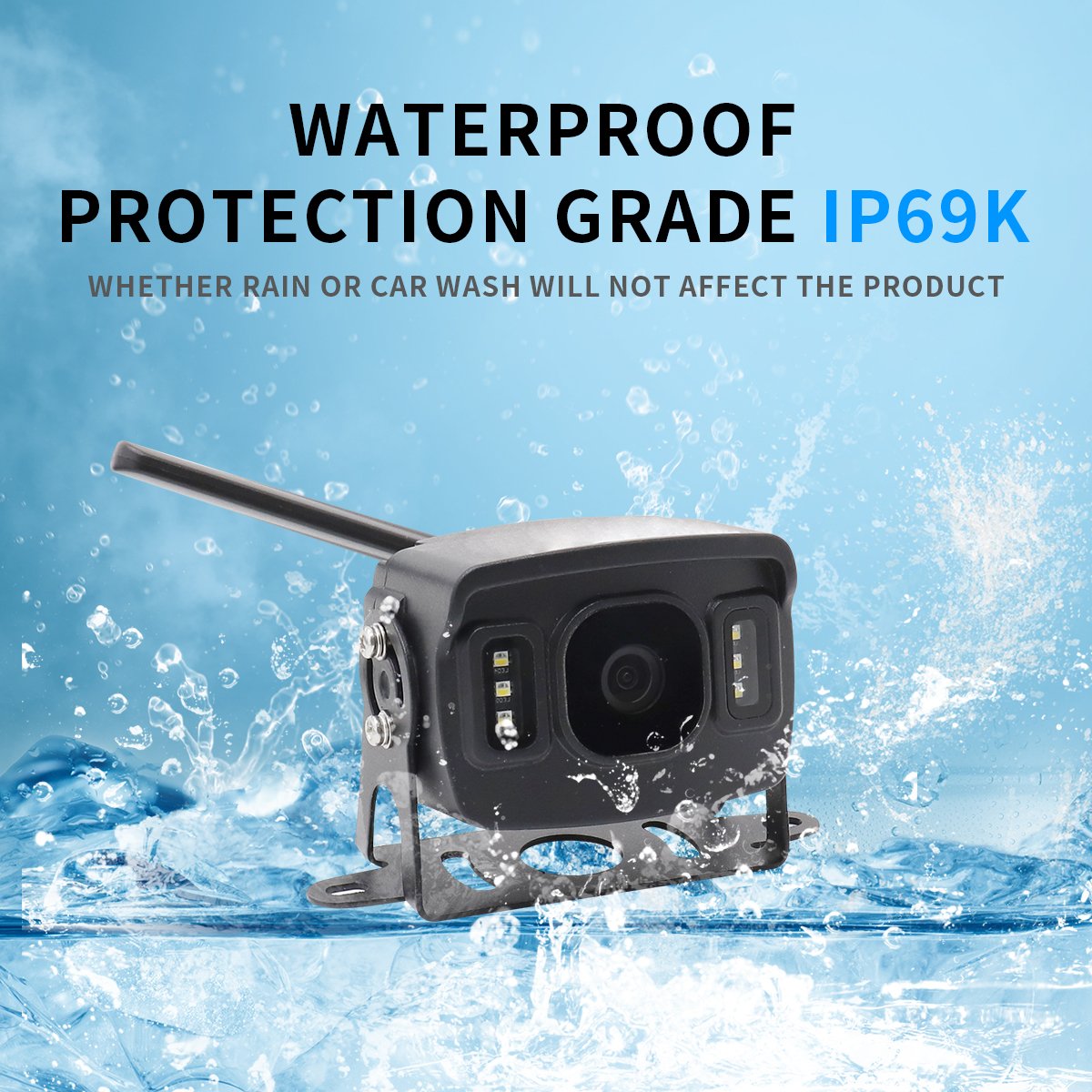 4G Sim Card Vehicles Wireless Camera Security Systems 2.4G Transmit Digital Monitor Surveillance Vehicle Camera For Trucks bus