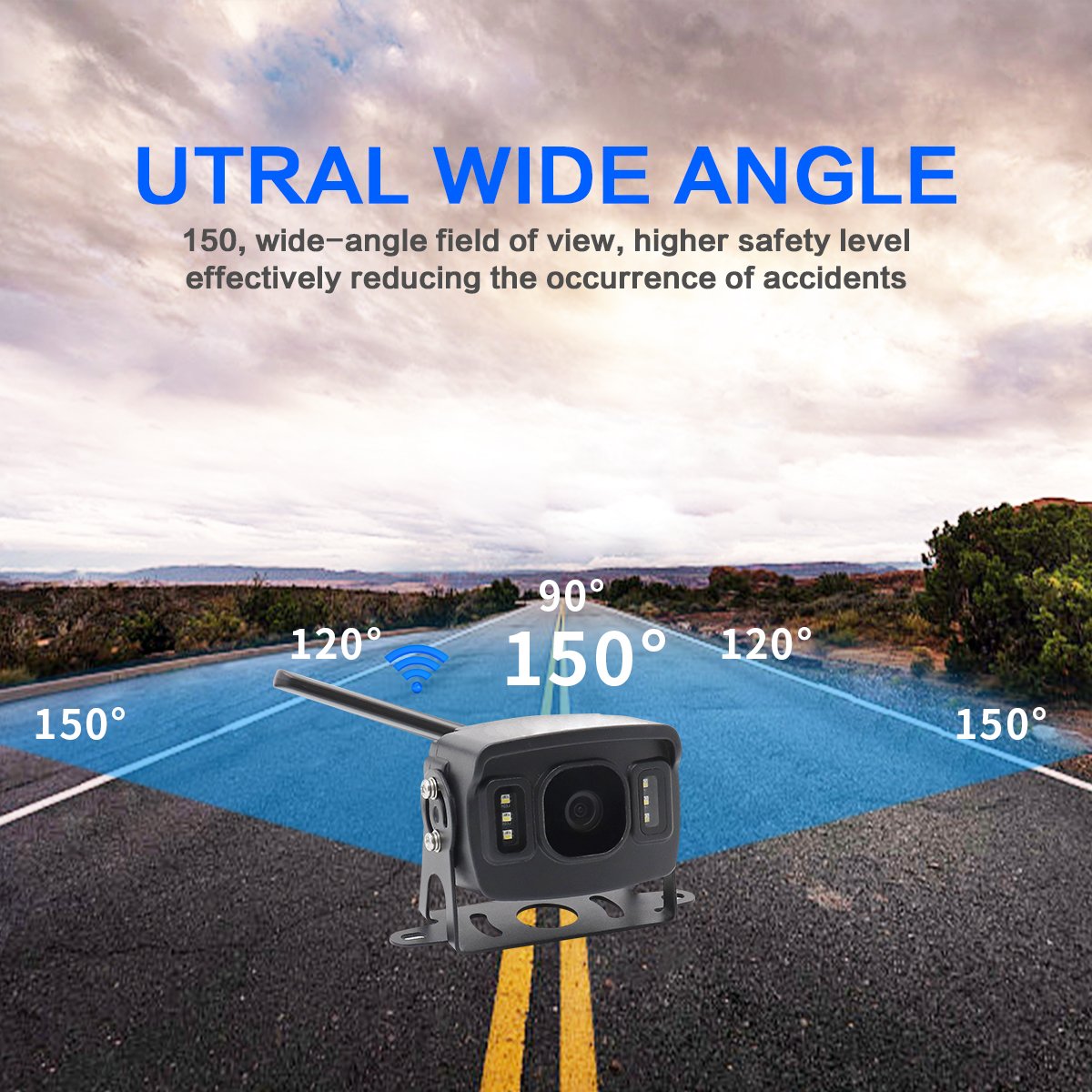 4G Sim Card Vehicles Wireless Camera Security Systems 2.4G Transmit Digital Monitor Surveillance Vehicle Camera For Trucks bus