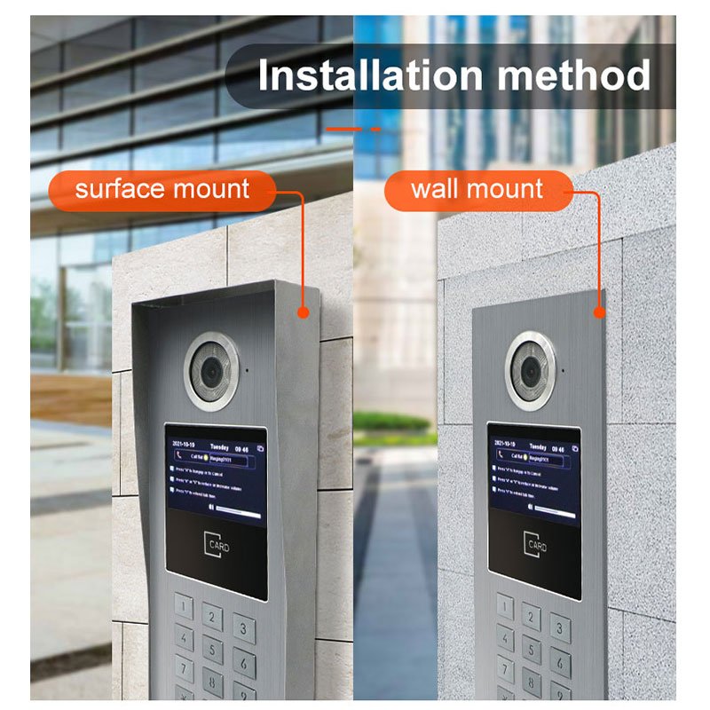 Night Vision Anti-Strike Infrared Video Intercom System Apartment Video Doorphone Intercom Phone System