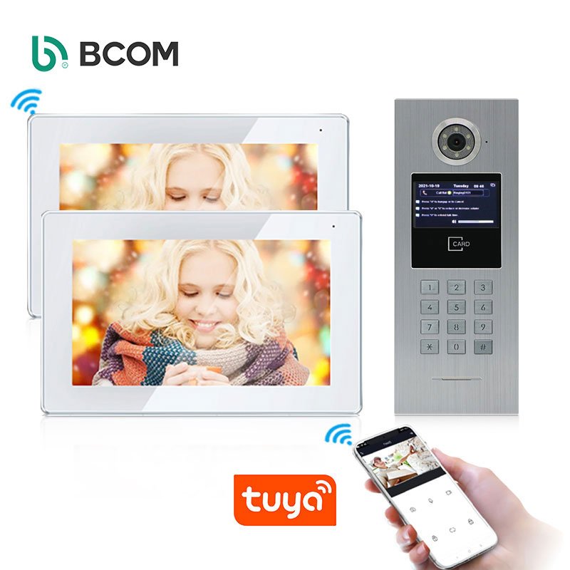 Night Vision Anti-Strike Infrared Video Intercom System Apartment Video Doorphone Intercom Phone System