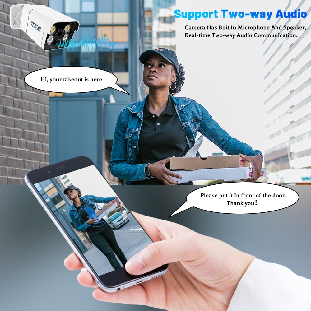 WESECUU security camera system manufacturer 4K 8ch POE NVR kits 8MP HD AI human outdoor ip camera kit security camara price