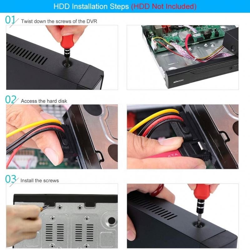 Outdoor 1080P 720P 5MP 8MP XMEYE Face Detection Capture 4CH camera ahd kit CCTV Surveillance