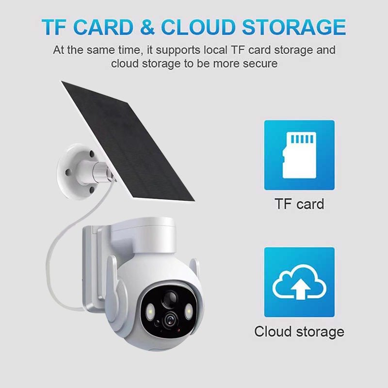 Wholesale solar security camera system wireless outdoor 3MP Motion detection Phone control cctv camera solar