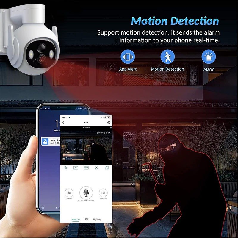 Wholesale solar security camera system wireless outdoor 3MP Motion detection Phone control cctv camera solar