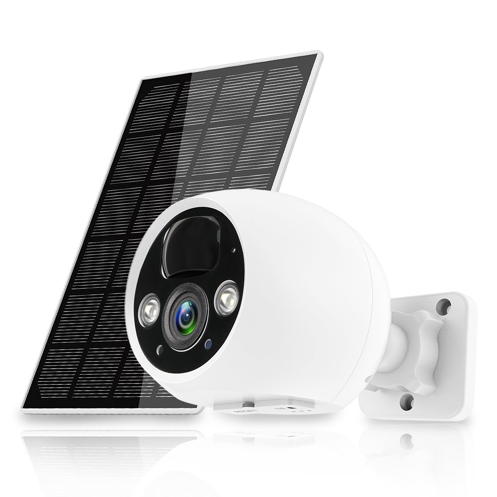 WESECUU HD PIR human detection solar battery powered wifi cameras outdoor waterproof Eseecloud APP smart wireless battery camera