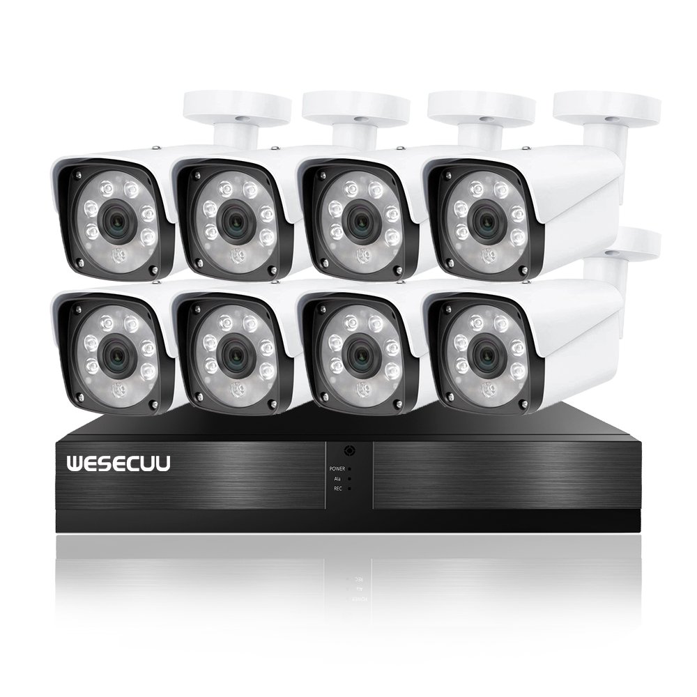 WESECUU surveillance system AI IP POE cctv system camera home/Outdoor security camera system security camera