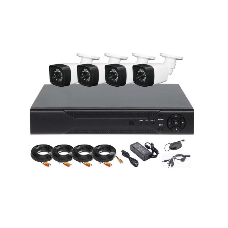 Cheap 4 Channel 720P AHD XVR CCTV Camera Kit Night Vision HD Waterproof Outdoor Surveillance DVR Home Security Camera System