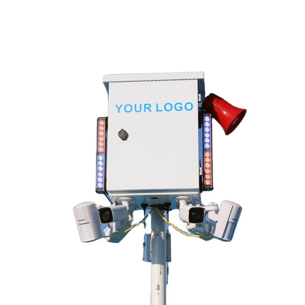 Hik-Connect app WiFI 4G 8MP Surveillance Jobsite Cctv Construction Site Best outdoor security camera system