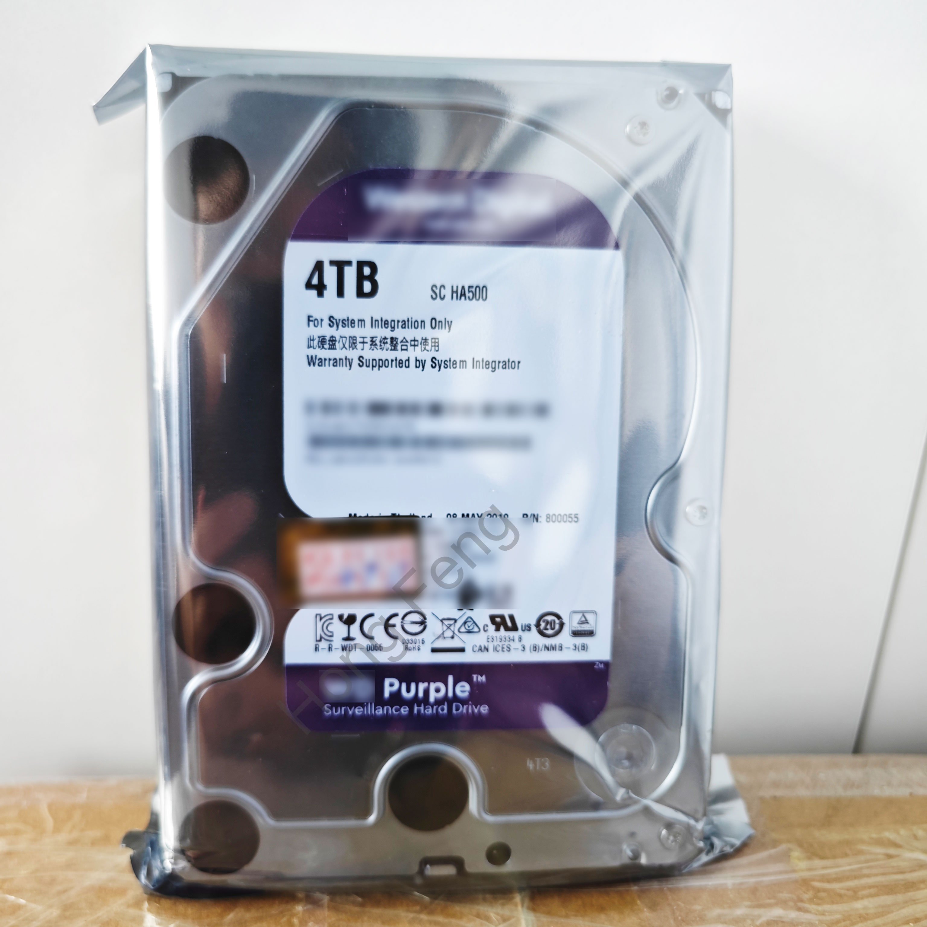 4TB Original HDD hard disk drive Surveillance purple HDD special for security CCTV DVR NVR