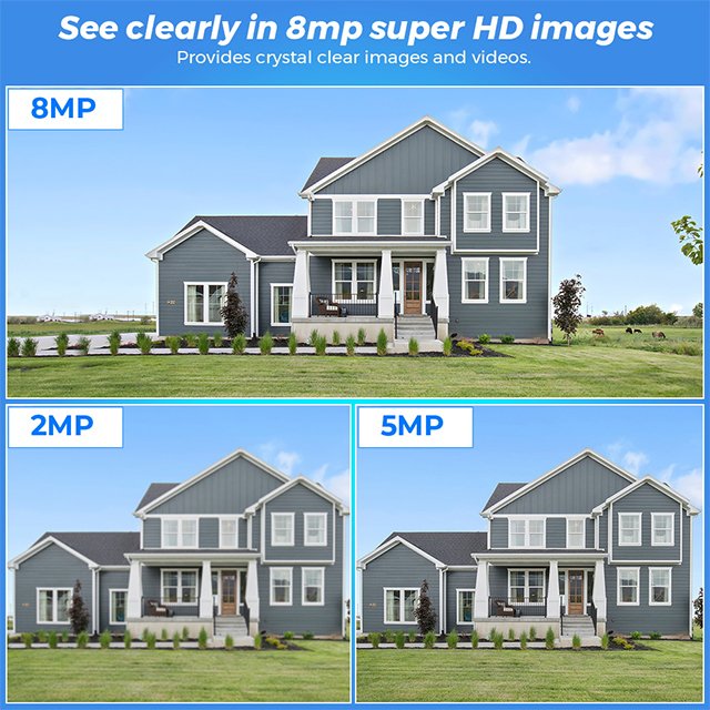 PEGATAH ICSEE 8MP Wireless Outdoor IP Camera Smart Home Security Protection with Two-Way Audio and Wifi Network Cameras