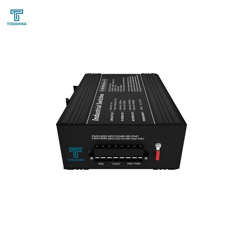 Fan-less Design 4 x Gigabit SFP and 8 x Gigabit PoE Port Layer2 Managed Industrial POE++ Switch