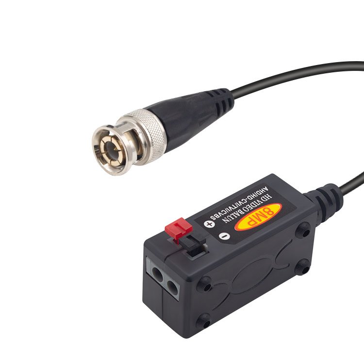 Twisted Pair balum HD 1080p 5mp 8mp tvi cvi passive bnc video balun Connector for cctv Surveillance Security System