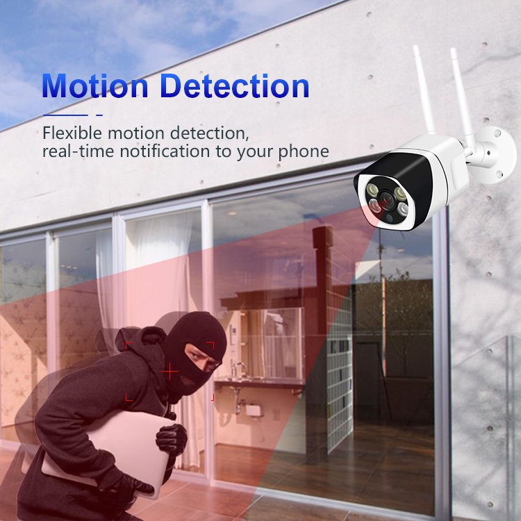 Cheap Wholesale WIFI Outdoor Wireless CCTV Home Indoor AI Farm House Security Camera Surveillance System With Motion Sensors