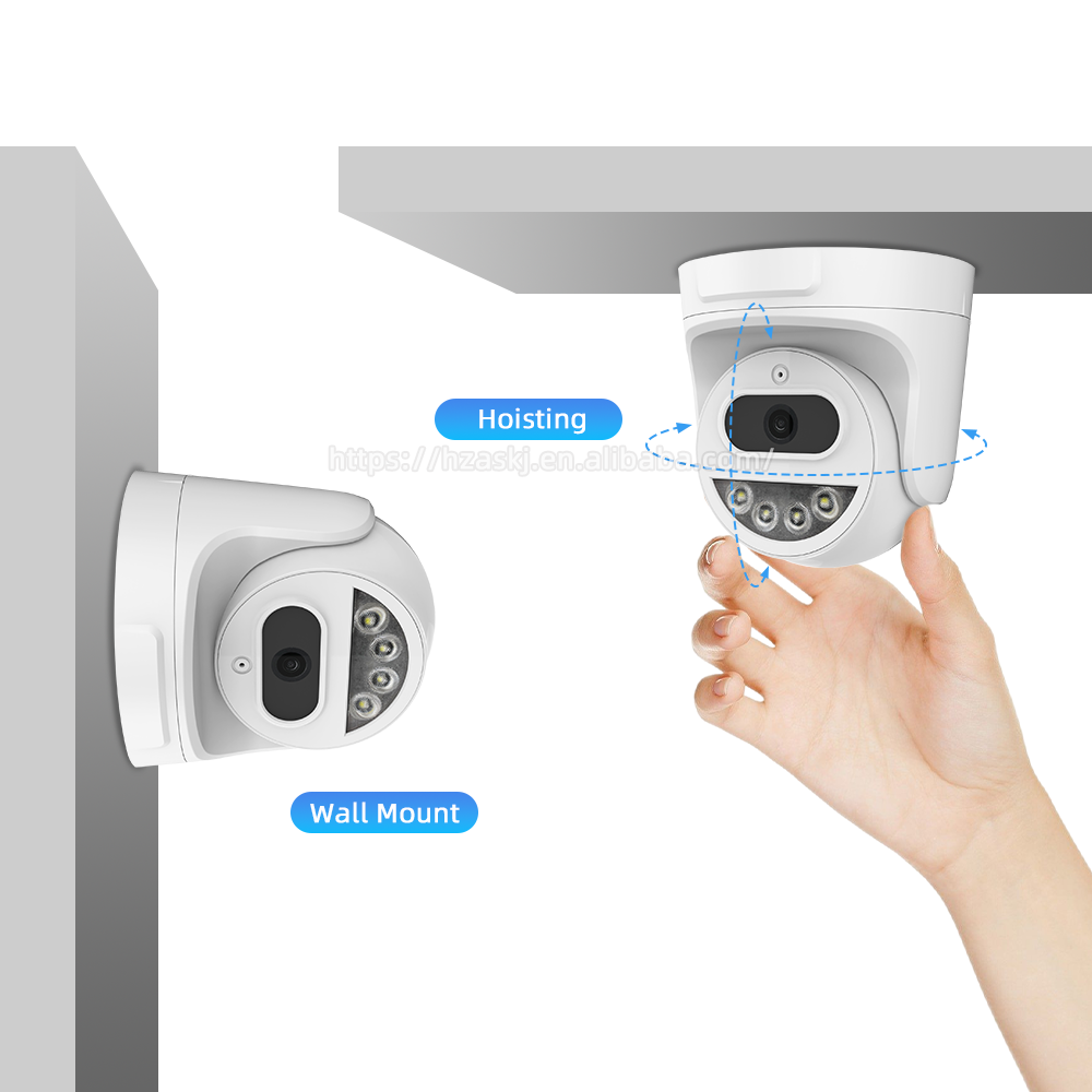 Indoor Wired Hd surveillance Two Way Audio POE IP Security Cameras de Seguridad Dual Light Night Vision Network CCTV Dome Camera
