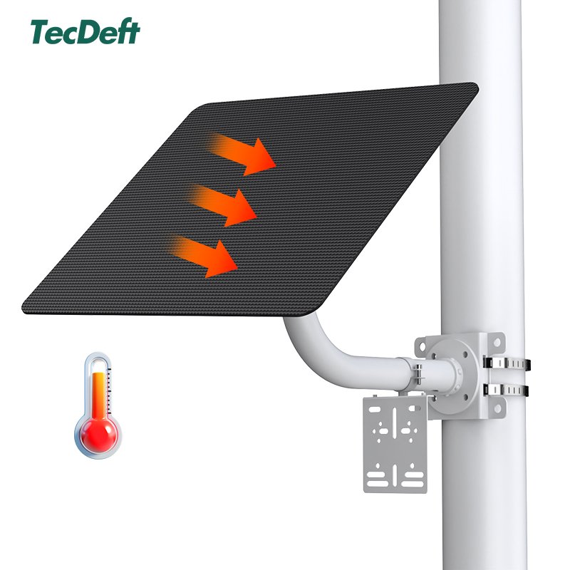TecDeft Solar Off-grid Energy System Lithium Battery 20W30AH For Farm Island Outdoor 4G Router Lighting Surveillance Camera