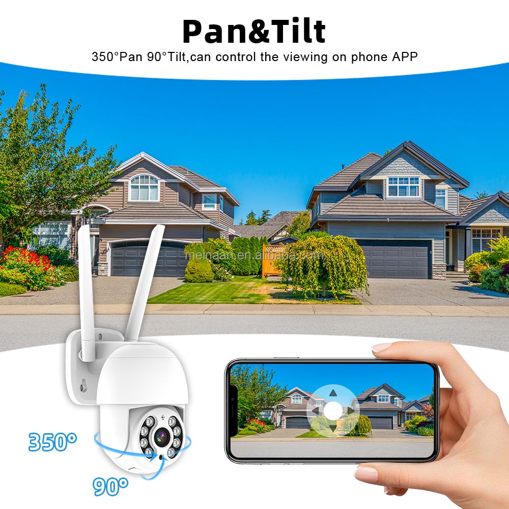 OEM 3MP iCSee Xmeye Home WiFi 4CH NVR Monitor CCTV PTZ Camera Kit Wireless WiFi Surveillance Outdoor Security CCTV Camera System