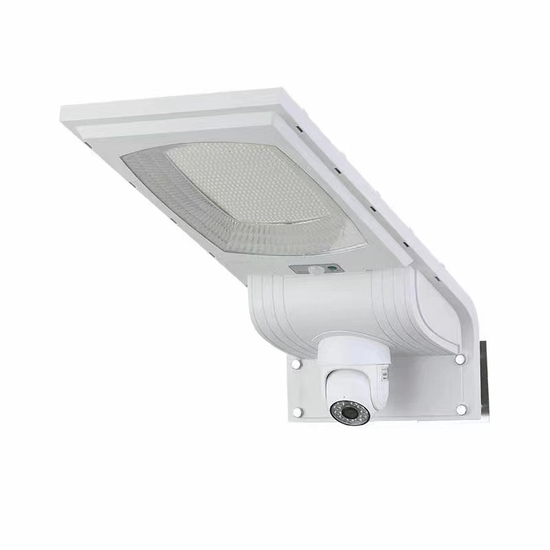 Outdoor 4g Security Camera Solar Powered CCTV Camera System Wireless Surveillance Camera With Street Light