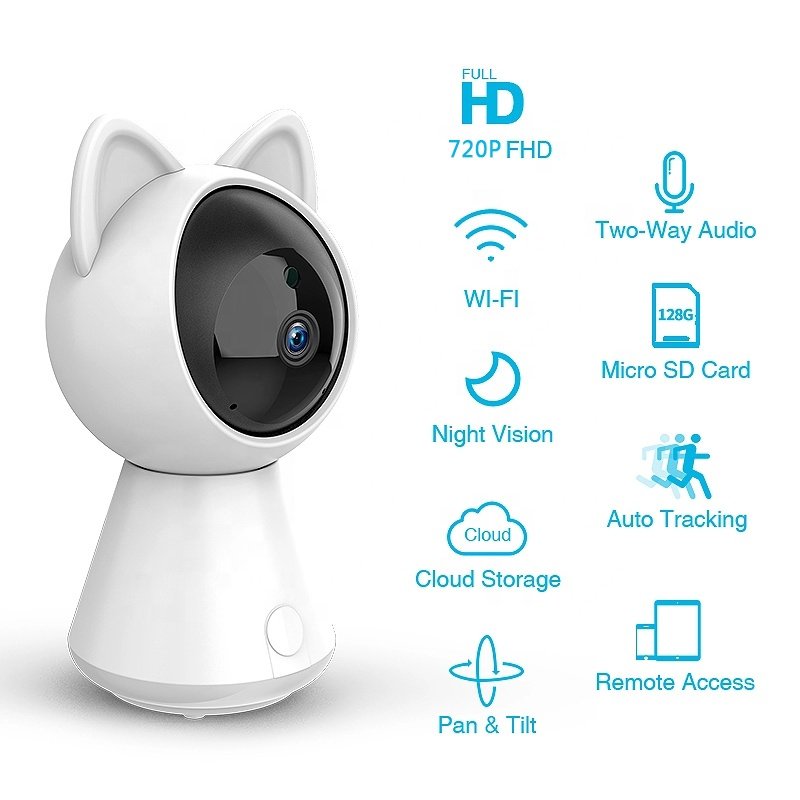 Home Security 360 Panoramic P2P Remote View Icsee Wireless Audio Video 2-Way Audio Wifi Baby Dog Pet Monitor Camera
