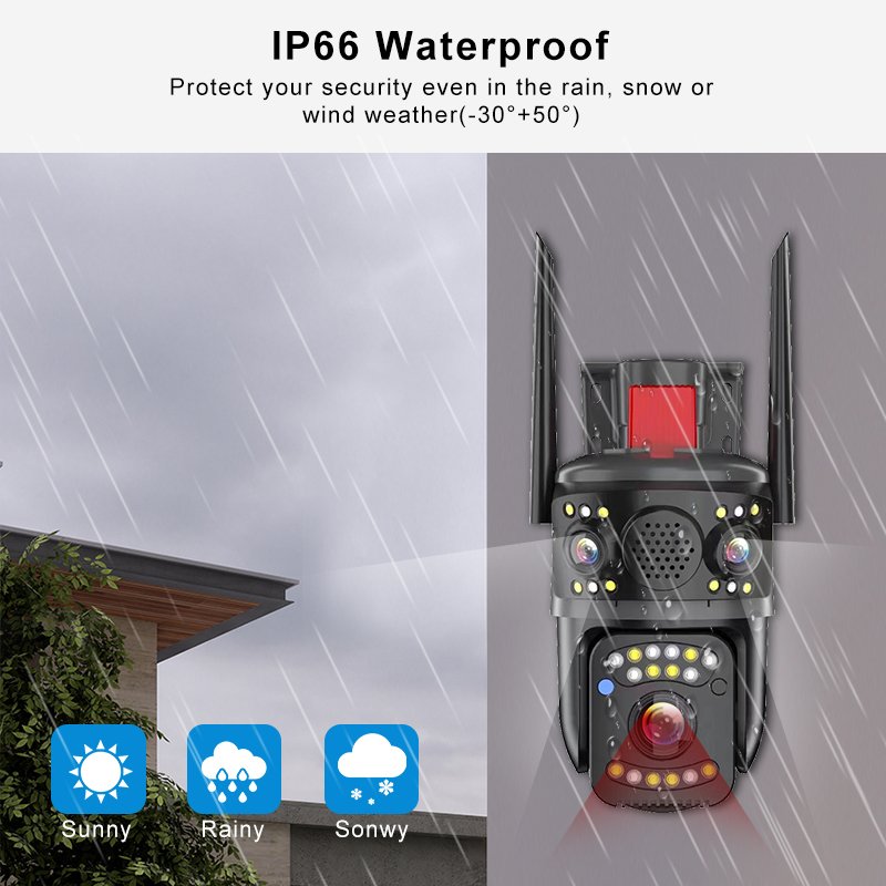 New 6mp 4g Sim Card Network Camera Wifi Wireless Home Security Cctv System Two Way Intercom IP Camera Outdoor 4K