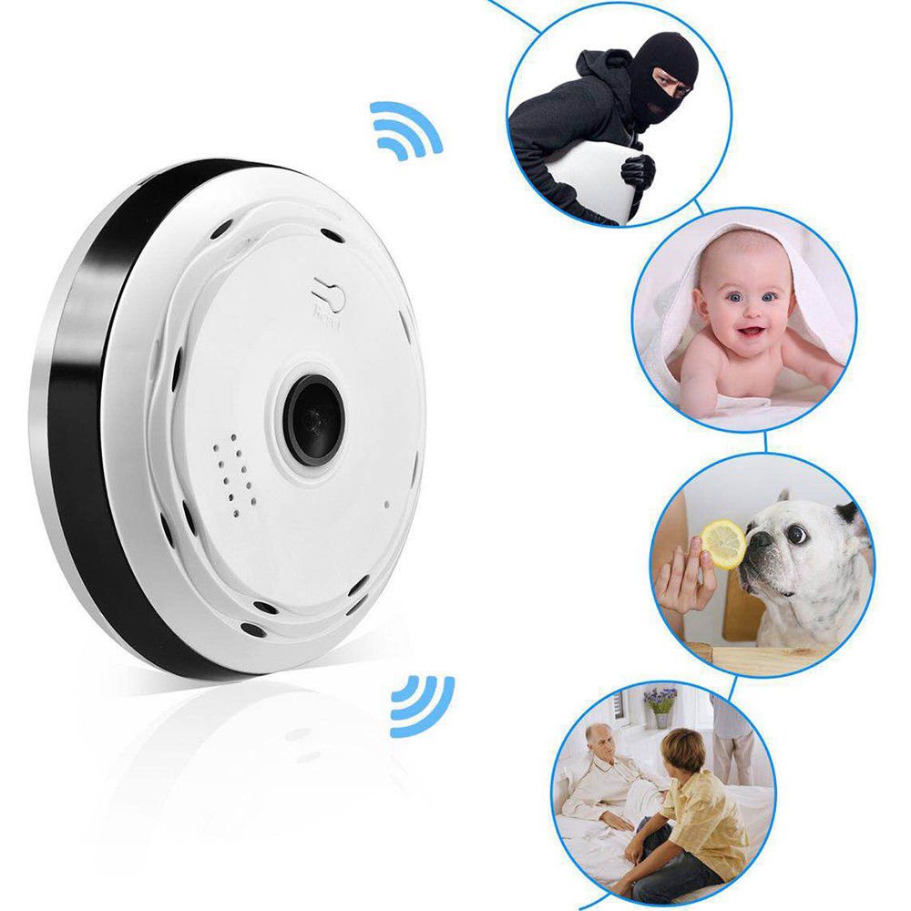R3 Wifi Panorama Camera 3MP 1080P Security Camera 360 Degree Panoramic Fisheye IP Camera Night Vision Cctv Surveillance