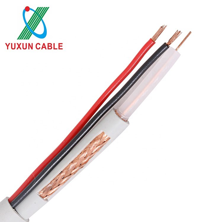 Outdoor Waterproof Coaxial Camera Cable 3c-2v syv-75-3 Cable Bandwidth RG59 CCTV RG59 +2c