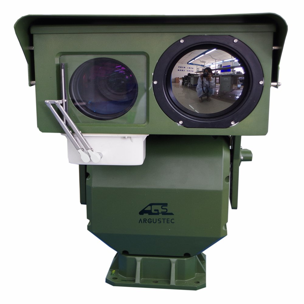 Border Defense Long Range Dual Sensor PTZ Thermal Camera with Optical Camera Surveillance System