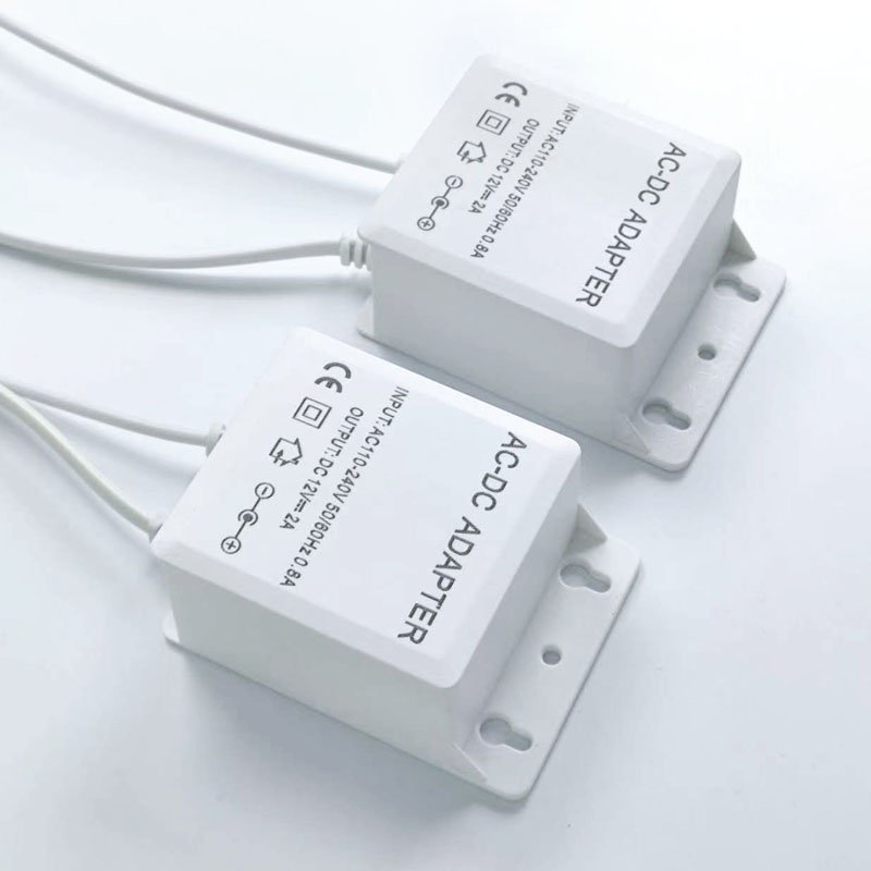 Factory Sale Long-Lasting Rainproof Power Supply Weatherproof Surveillance Power Adaptor 12v 2a Extended Use