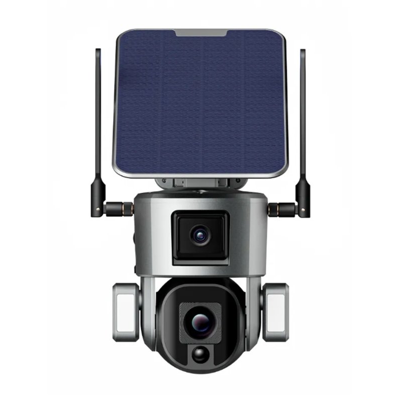 WZ-Y5 4G 4K Solar Powered Cctv Camera 4G 10x Zoom Network Sim Card Surveillance Home Security Cam