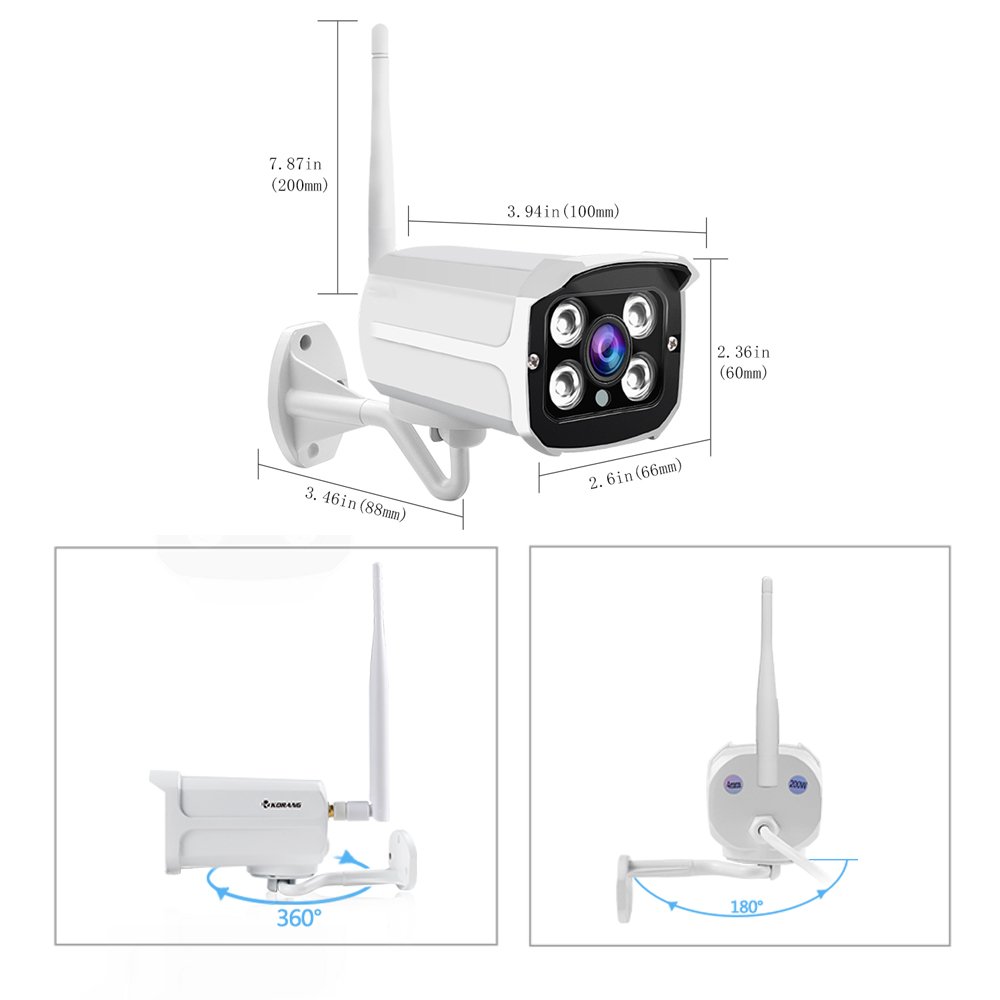 Home Security Camera System Wireless 2MP 8CH Security Camera Kit NVR Surveillance Wifi Camera System CCTV Video
