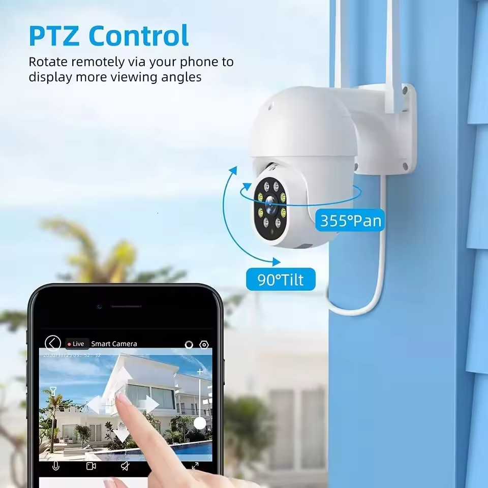 HD IP Camera 1080P Outdoor Suniseepro APP Wifi Camera PTZ Security CCTV Human Detection External Surveillance Camera