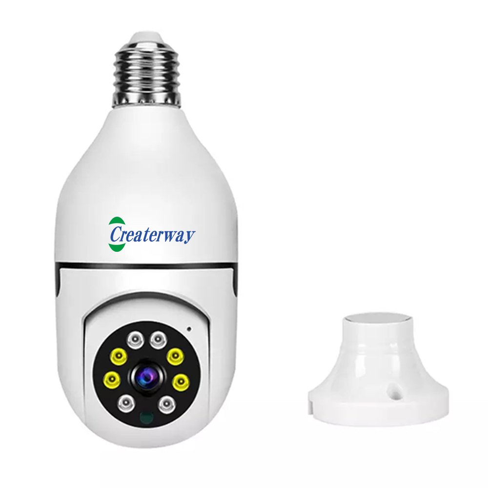 2022 Newest V380 PTZ Smart Wifi Camera E27 Bulb Socket Security Surveillance Wireless CCTV camera for Smart home system
