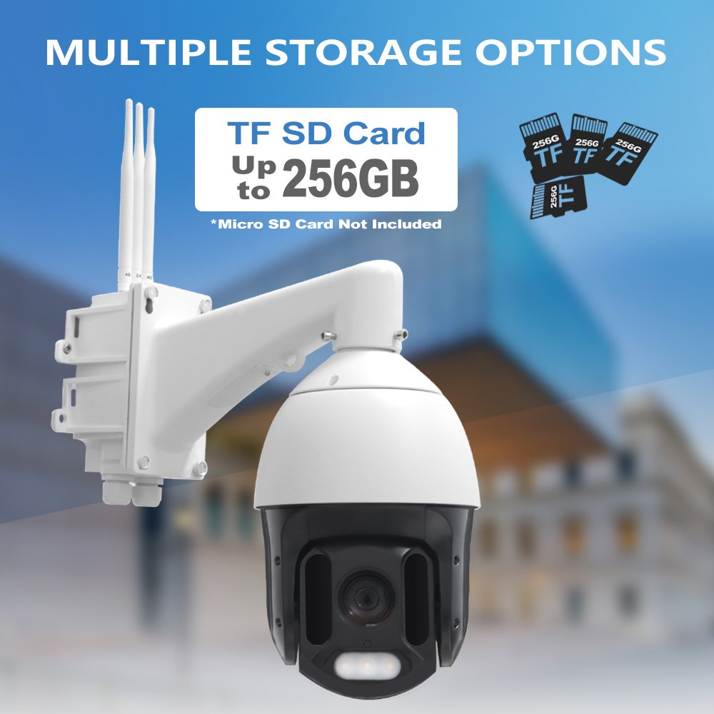 Multifunctional Farm Rural 4G CCTV Dual Light AI Smart Auto tracking Video Surveillance WiFi Security Cameras