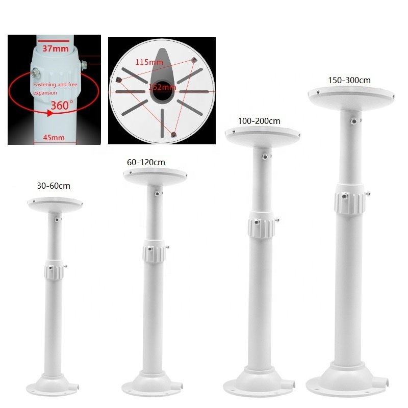 1Universal Plastic CCTV Dome Bracket and Wall Mount Bracket and ceiling mount dome bracket for cctv camera