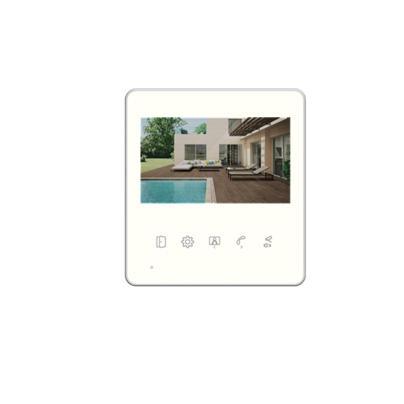 Video Visual Intercom 4.3 Inch Screen Indoor Monitor 2 Wires Connect Outdoor Camera Support Night Vision Video Doorphone
