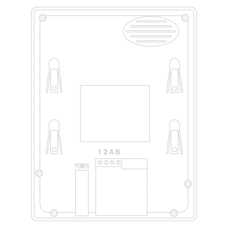 Video Visual Intercom 4.3 Inch Screen Indoor Monitor 2 Wires Connect Outdoor Camera Support Night Vision Video Doorphone