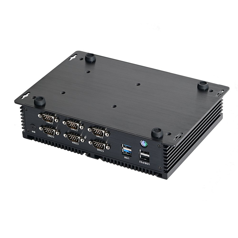 Industrial PC Mini I7 10710U 6 core 12 threads, 1.1Ghz up to 4.7GHz High Performance Mini Computer For Kiosk/Automation