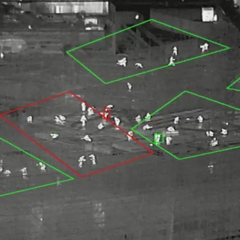 15km human detection border security surveillance system long range thermal camera