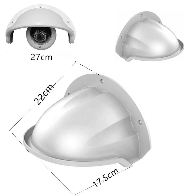 High quality Outdoor plastic CCTV housing and bullet cctv camera housing and waterproof cctv bullet camera housing