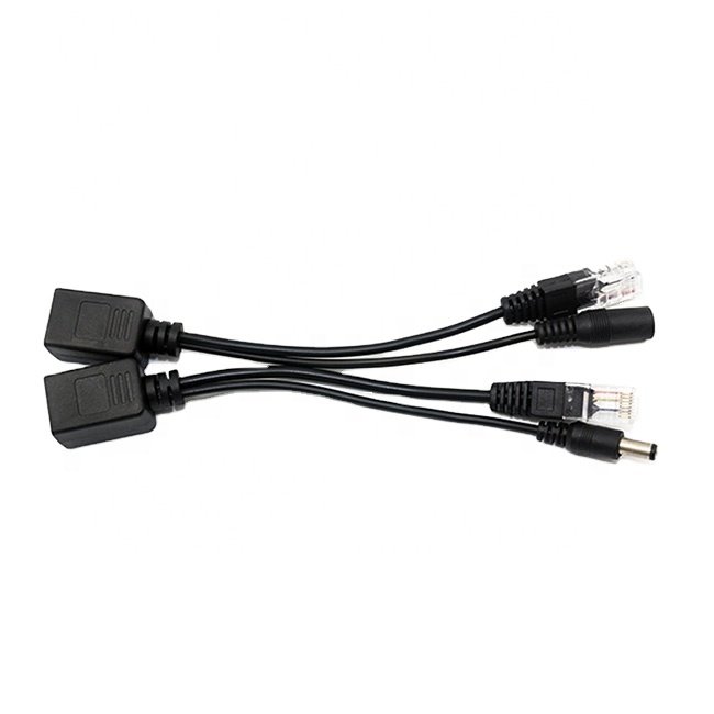 CCTV and IP Carmers Routers Switch Box Passive 12V 24V 48V Ethernet PoE splitter 10/100Mbps