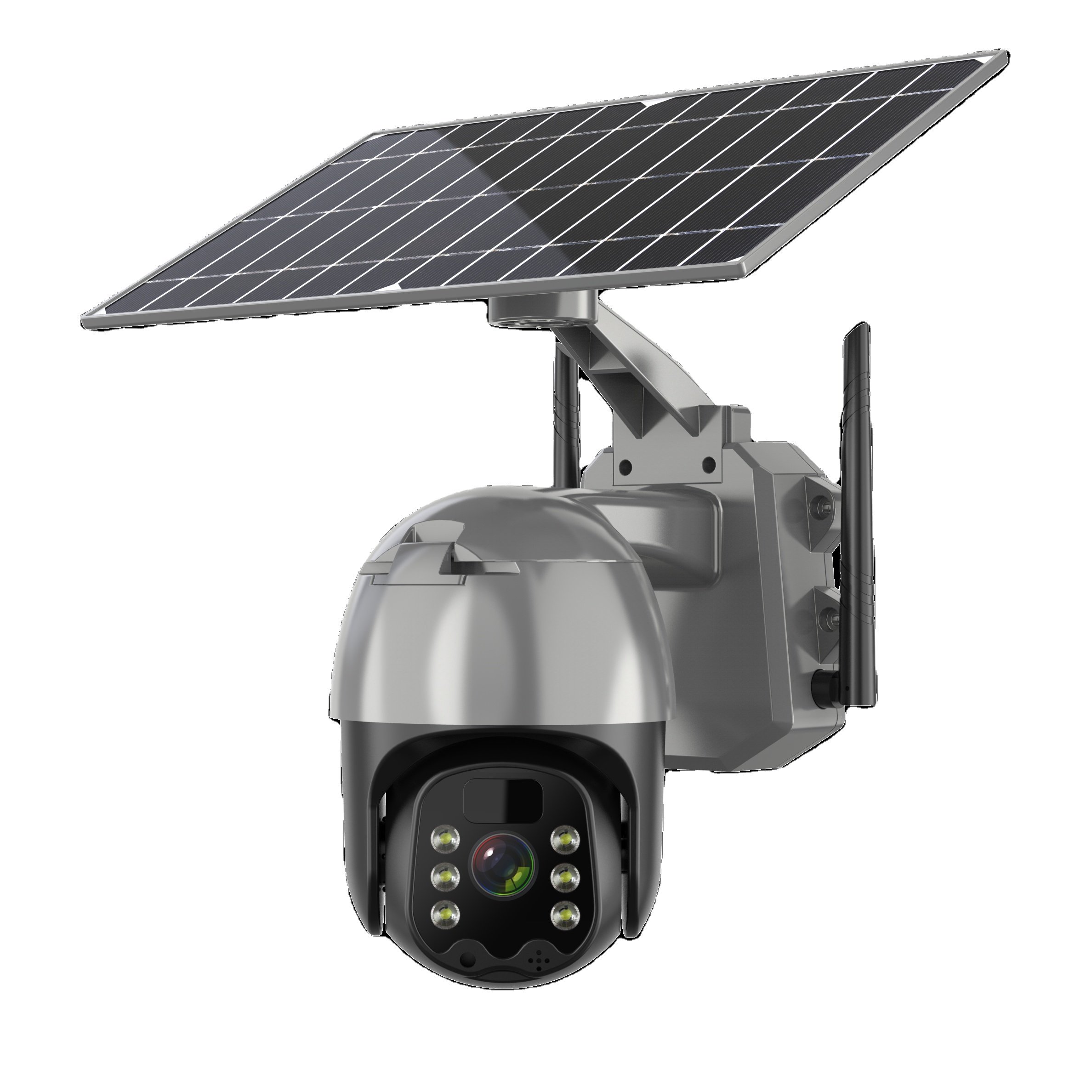 Outdoor House Ptz Video Cctv Wireless Security Surveillance System Gsm Sim Card Lte Ip Solar Panel Powered Battery 4g Camera
