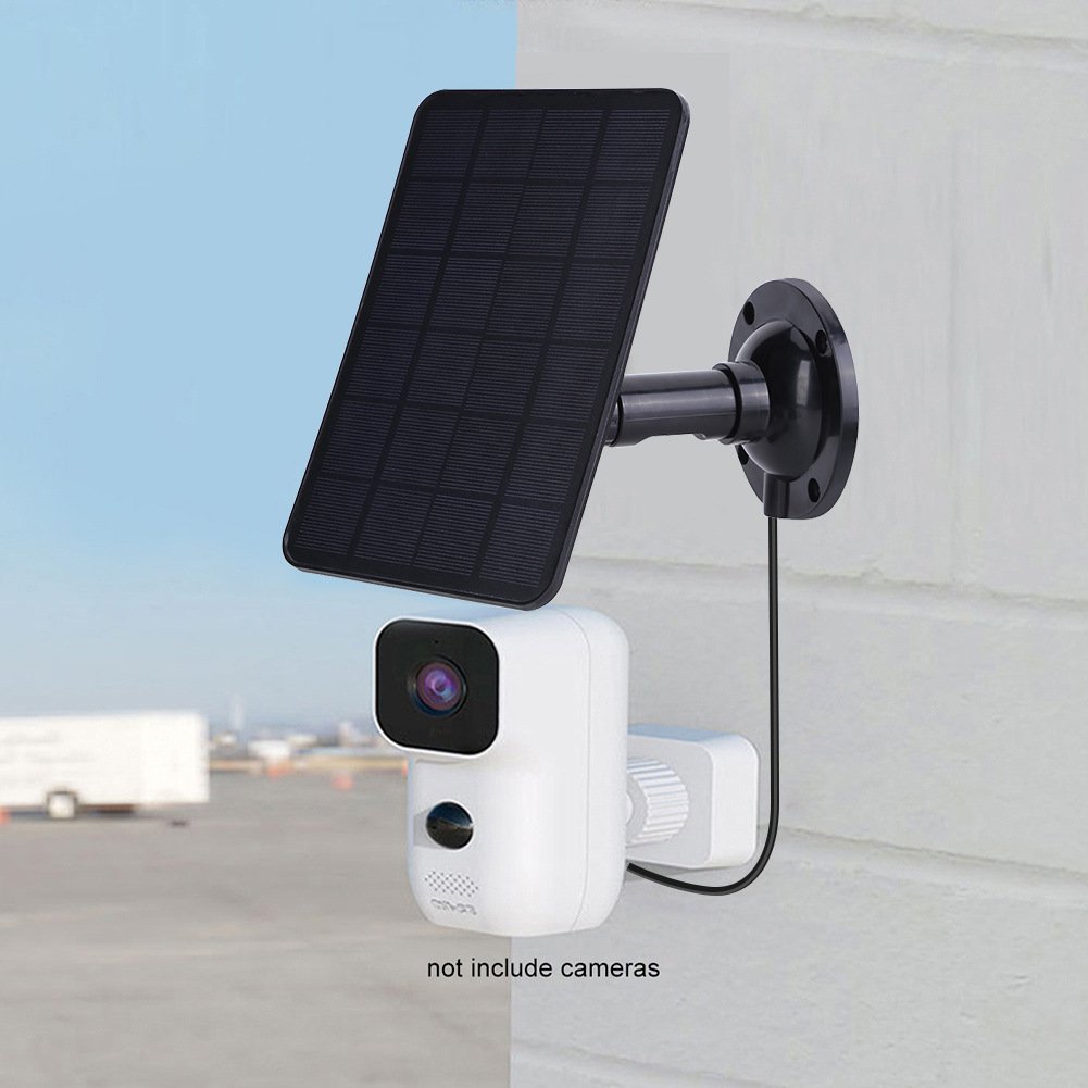7W Solar Smart Doorbell Monitoring Surveillance Camera Security System Type C Micro USB Output Charger Panels