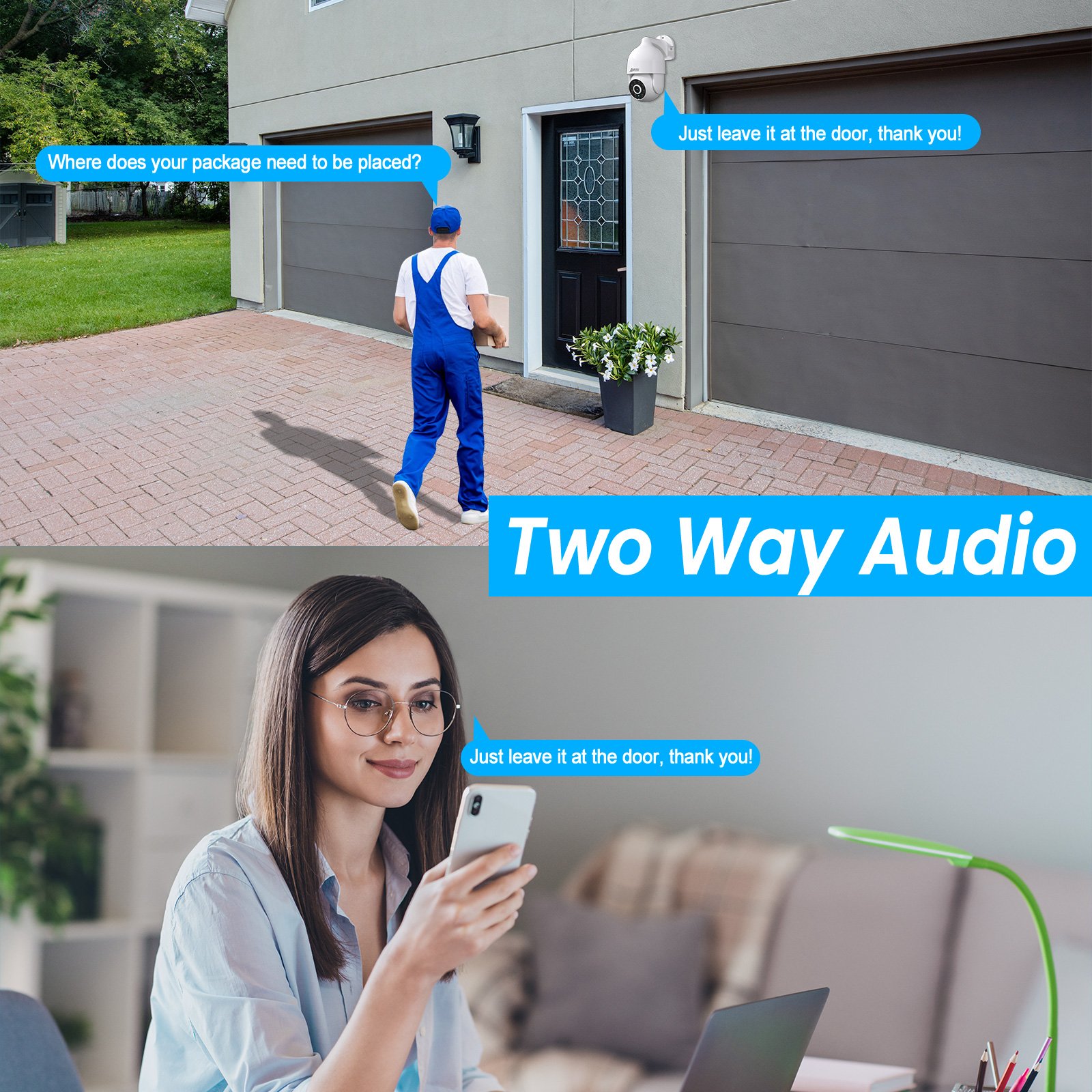 ANRAN 8ch Camera Security System Ptz Camera 3K 5Mp Rotate Poe NVR IP66 Waterproof Home Surveillance Product