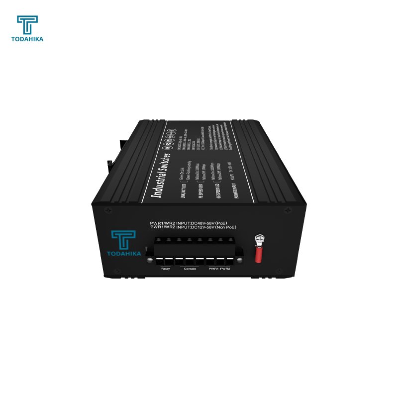 Telecommunications 2 x Gigabit SFP 4 x 1000Base-T PoE Port Layer2 Managed Industrial POE Switch