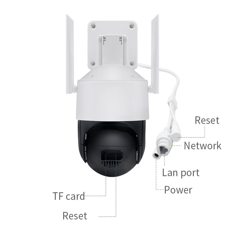 5MP CCTV Network Camera System Two-Way Audio Surveillance Waterproof Full Color Night Vision Home Security Camera