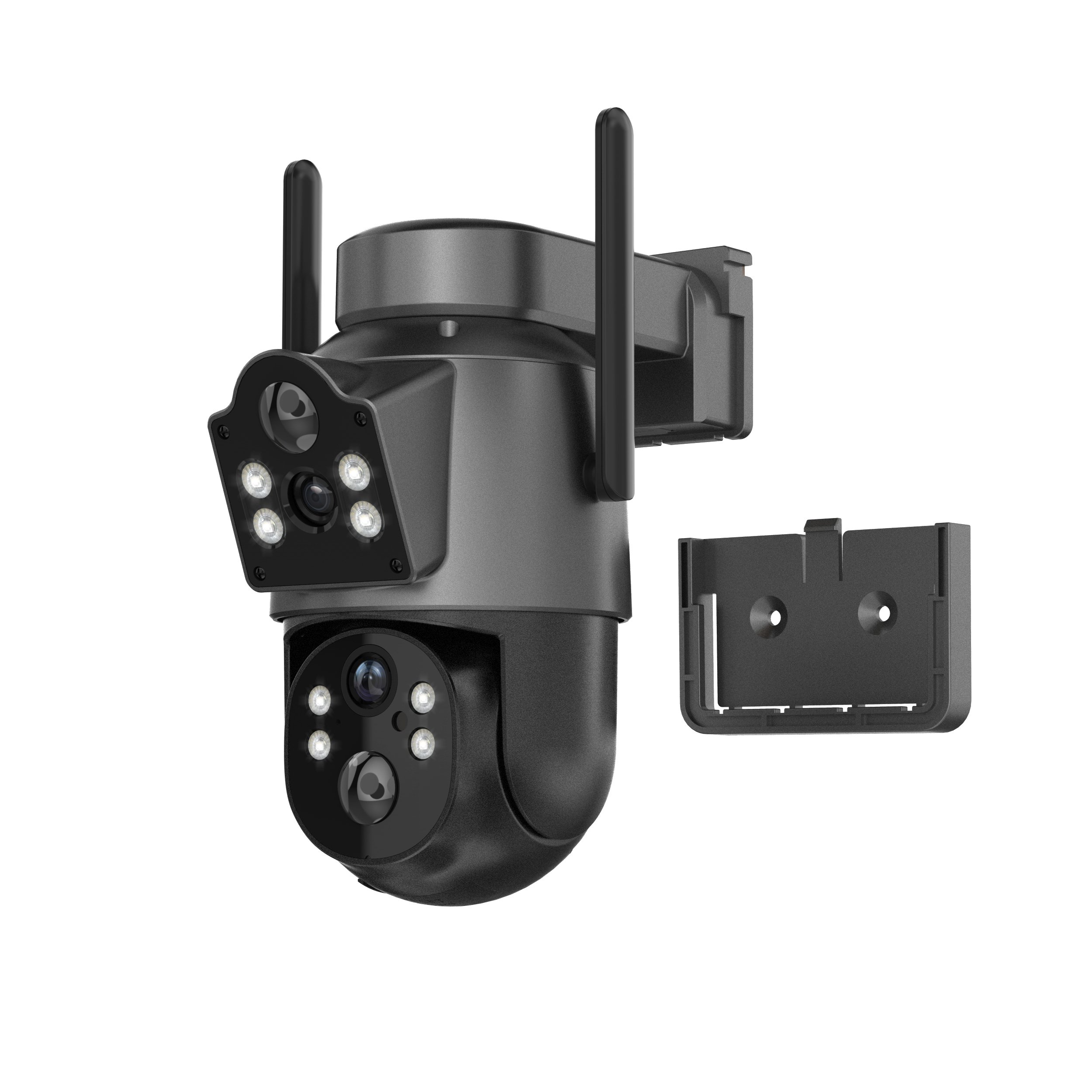Audube V380pro Outdoor Waterproof Dual Lens Linkage CCTV with 4G Solar IP PTZ Night Vision CMOS Sensor Dome Bullet Camera