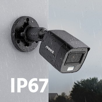 ANNKE 8CH 5MP H.265+ Surveillance DVR Security Camera System 4pcs 3K Smart Dual Light with Audio IP67 Waterproof Security Camera