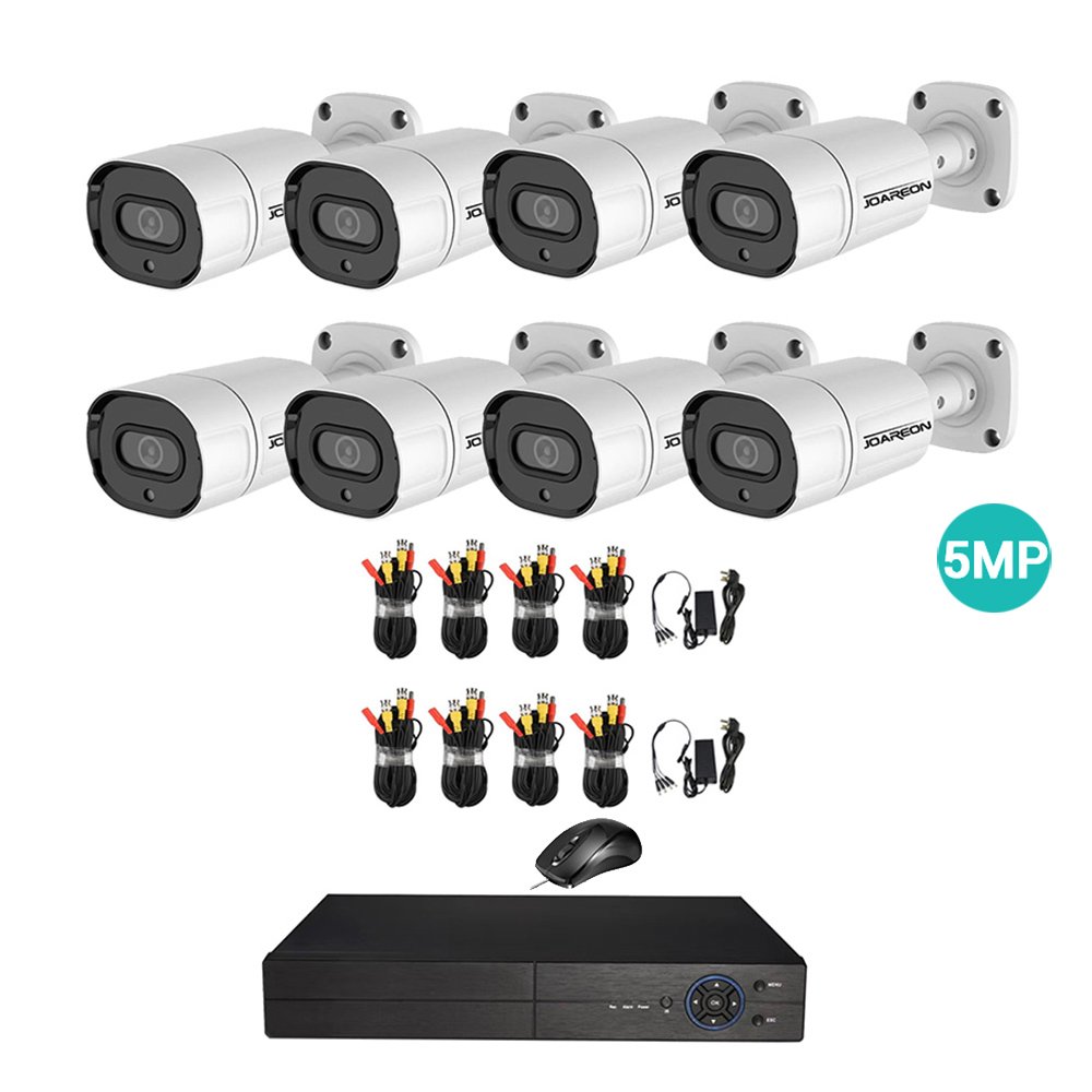 Home Security CCTV System Cctv Camera 5MP Kit Full HD Outdoor Waterproof Camera 8ch DVR Kit Combo