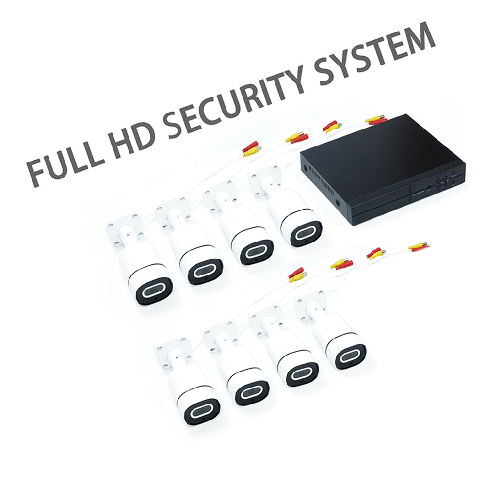 Home Security CCTV System Cctv Camera 5MP Kit Full HD Outdoor Waterproof Camera 8ch DVR Kit Combo